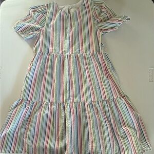 Jcrew Crewcuts Pastel Multistripe Tiered Dress